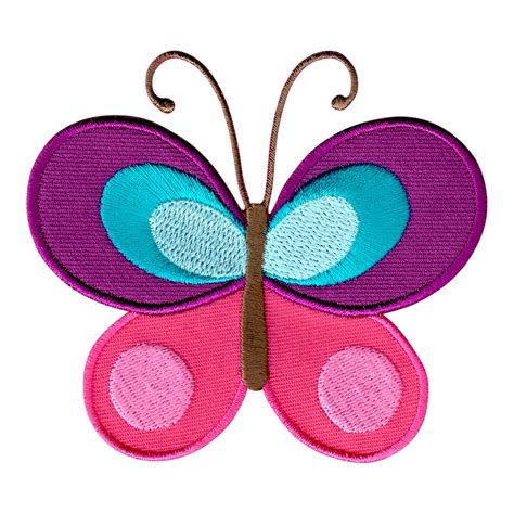 Patchmommy Butterfly Patch Iron On Sew On Appliques For Kids