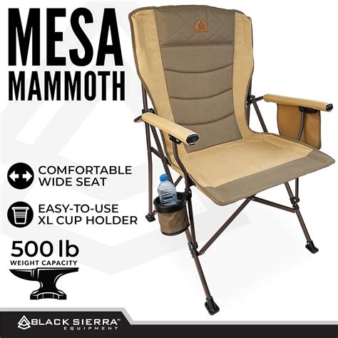 Blacksierraequipment Black Sierra Oversize Camping Chair For Adults India Ubuy