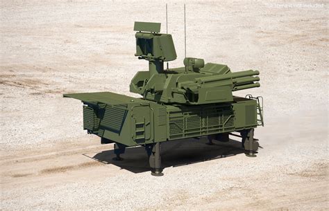 Sistema de defensa aérea Pantsir S1 SA 22 Greyhound Modelo 3D 79