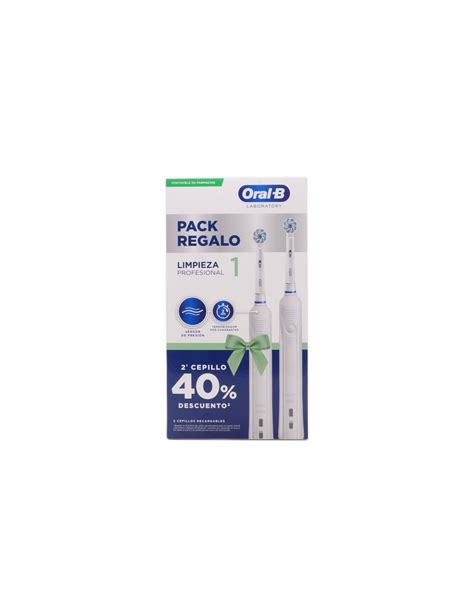 Oral B Pack Regalo Limpieza Profesional Duplo Cepillo Dental