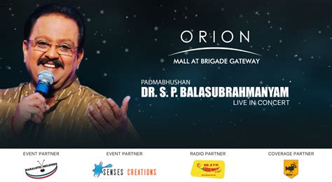 Book tickets to Padmabhushan Dr. S.P. Balasubrahmanyam Live in Concert