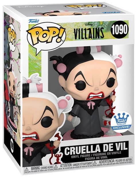 Figurine Pop Disney Villains 1090 Pas Cher Cruella D Enfer