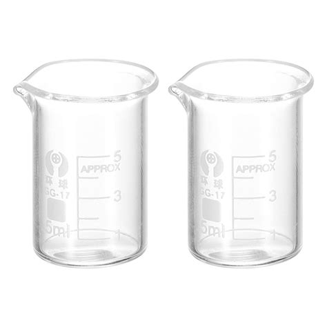 Patikil Pcs Ml Low Form Glass Beaker Borosilicate Glass