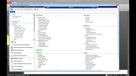 Microsoft Dynamics Ax 2012 Production Scheduling Part 4 Youtube