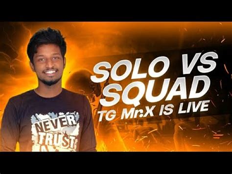 Bgmi Solo Vs Squad Aattam Nanbargale Bgmi Tamil Live Solo Vs