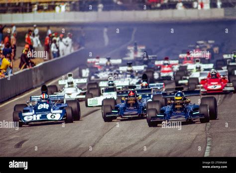 Start Francois Cevert Elf Team Tyrrell Tyrrell Ford