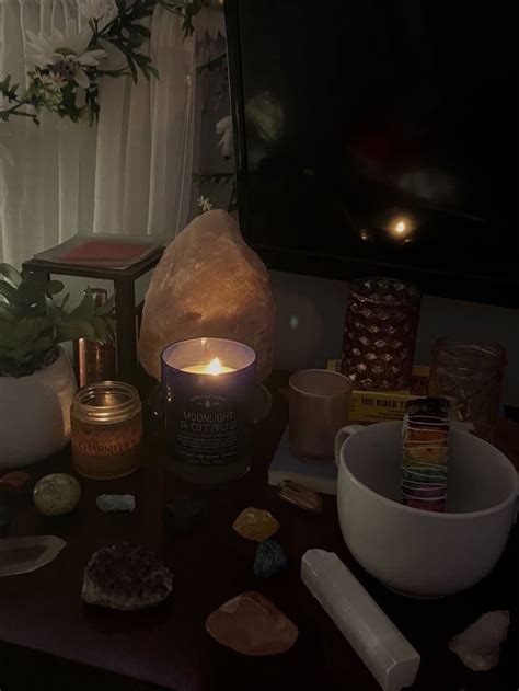 Spiritual Crystals And Cute Bedroom Decor