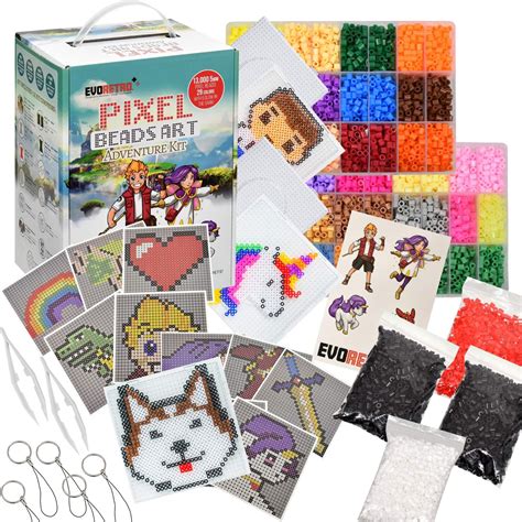 Amazon Pixel Art Kit De Cuentas Fusibles Para Ni Os Juego