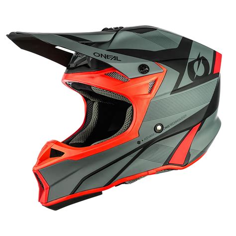 O Neal Series Hyperlite Compact Motocross Enduro Mtb Helm Matt Grau