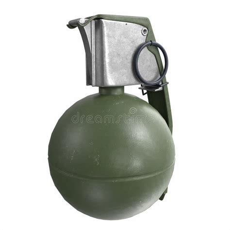 3d Rendering Of Hand Grenade Stock Illustration Illustration Of