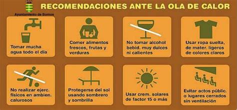 Recomendaciones Ante La Ola De Calor