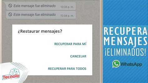 Cómo LEER y RECUPERAR los MENSAJES BORRADOS de WHATSAPP YouTube