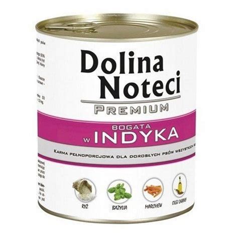 Dolina Noteci Premium mokra karma dla dorosłych psów bogata w indyka