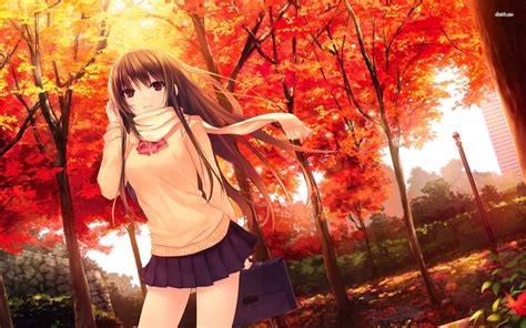 Autumn Anime Wallpapers - Wallpaper Cave