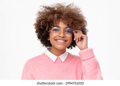 Happy Smiling African School Girl Holding Stock Photo 2214634337 ...