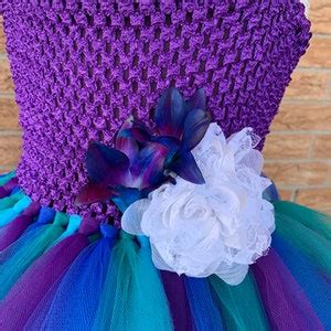 Purple Orchid Wedding, Galaxy Orchid Flower Girl Dress, Flower Girl Tutu Dress, Tulle Flower ...