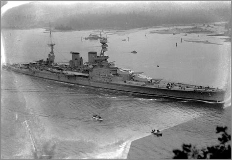 Battlecruiser HMS Repulse Entering Vancouver Harbour June 25th 1924