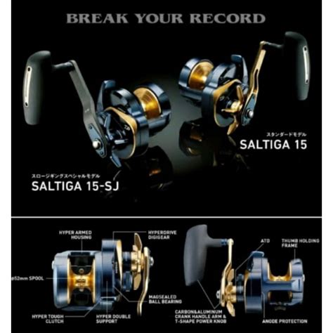 REEL DAIWA SALTIGA 22 15HL 15HL SJ 15 SJ 15L SJ MADE IN JAPAN