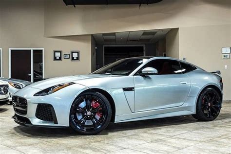 2017 Jaguar F-Type SVR AWD Coupe MSRP 4k+ Red Leather Carbon Fiber LOADED - SAJWJ6J84HMK39829