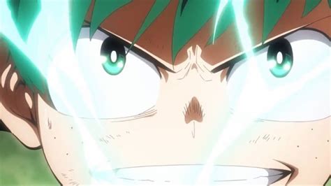 An Anime Character With Green Hair And Big Eyes