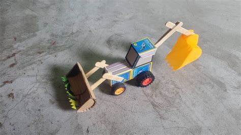 How To Make Jcb From Matchbox At Home Diy Jcb Backhoe Loader With