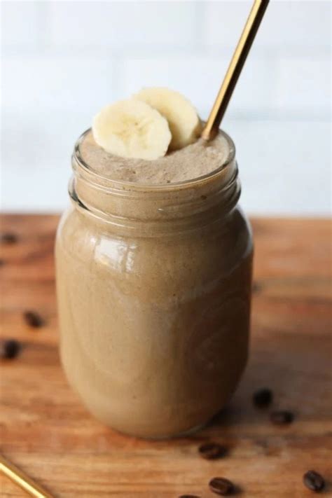 Banana Coffee Smoothie - Paleo, Vegan - Cook At Home Mom