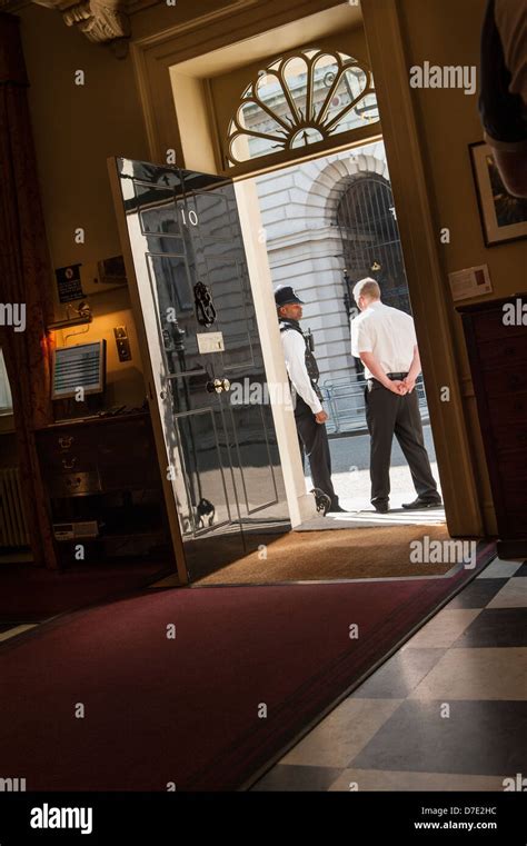 Inside Lobby Of The Official Residence Of British Prime Minister 10 Downing Street London Sw1