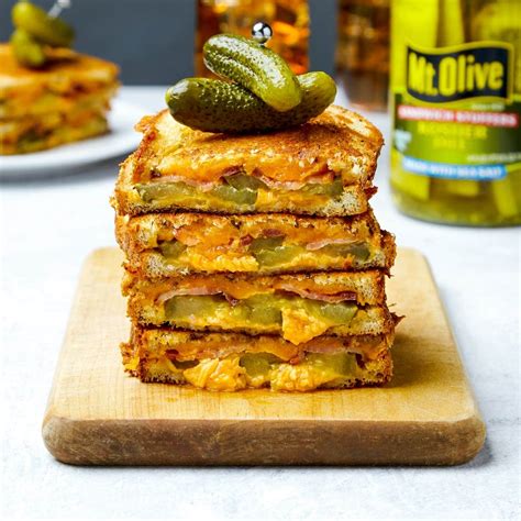 Pickle Bacon Grilled Cheese - Mt Olive Pickles