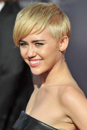 Miley Cyrus Short Blonde Hair