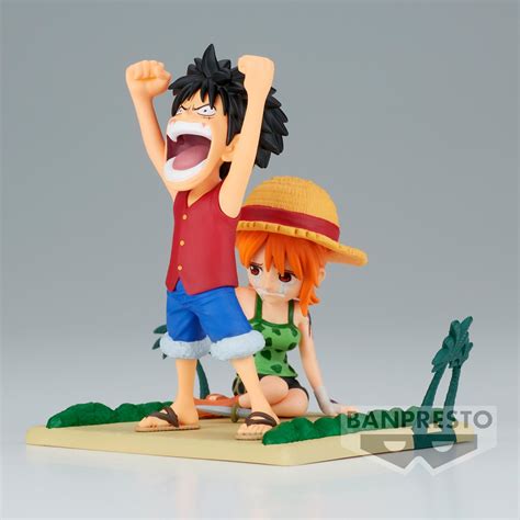 World Collectable Figure One Piece Log Stories Luffy & Nami: Banpresto ...