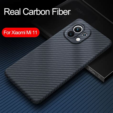 Real Pure Carbon Fiber Cases For Xiaomi Mi Case Aramid Fiber Ultra