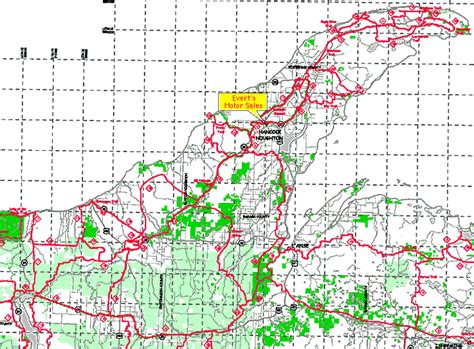 Upper Michigan Snowmobile Trail Map - Maps For You