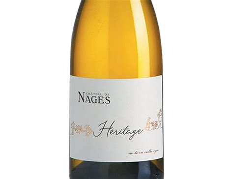 Château de Nages Héritage blanc 2020 wineandco