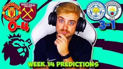 Premier League Week Predictions Tips Man United Vs West