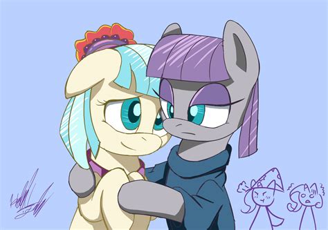 Safe Artist Fuzon S Coco Pommel Maud Pie Rarity Trixie