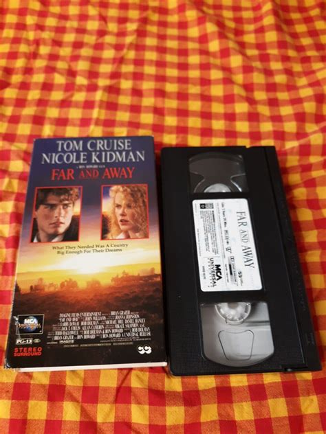 Far And Away Vhs Tape 1992 Tom Cruise Nicole Kidman 96898128735 Ebay