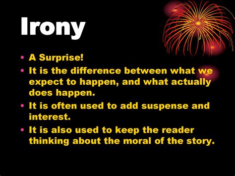 What Is Irony Ppt Download