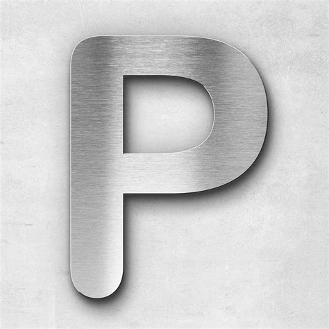 Metal Letter P Series Classic