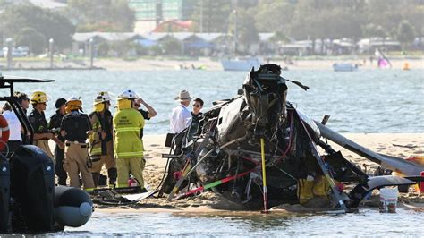 Australian Politics Forum Helicopters Collide On Gold Coast