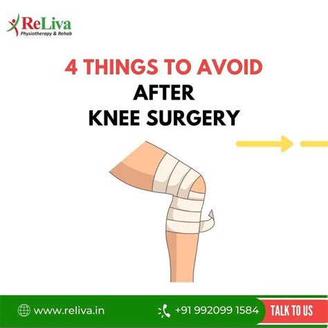 4 Things You Must Not Do After A Knee Surgery Or A TKR Knee Surgery