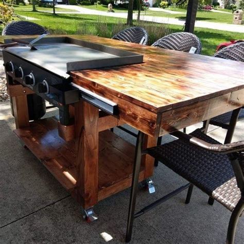 Other Custom Built Hibachi Table Poshmark Outdoor Kitchen Design