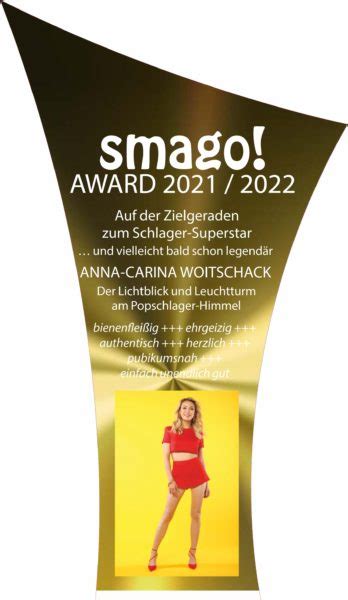 ANNA CARINA WOITSCHACK 1 smago Award für Anna Carina Woitschack Smago