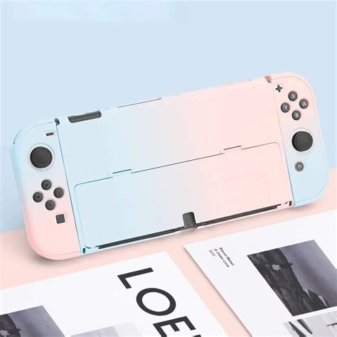 2021 New For Nintendo Switch Oled Protective Case Hard Cover Console Joycon Oled Shell Pc For