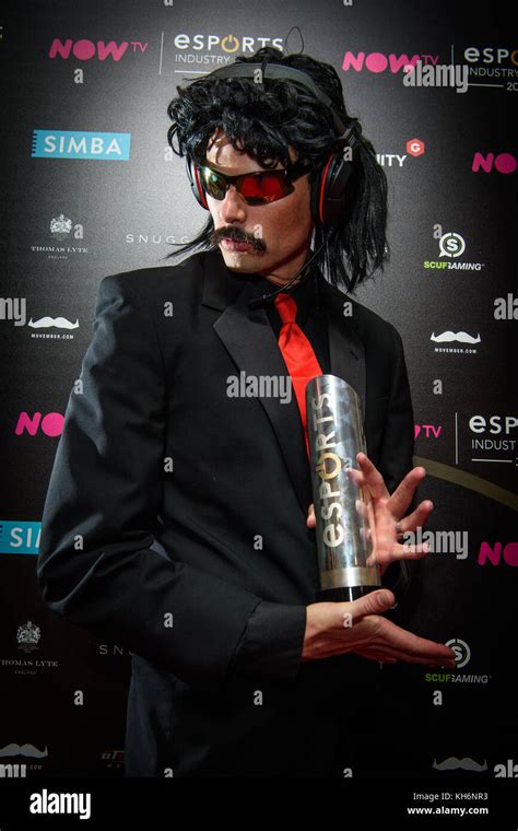 Dr Disrespect (real name Guy Beahm) with the Streamer of the Year award ...