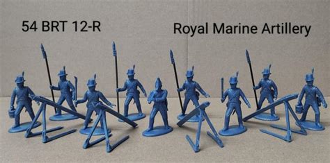 Royal Marine Artillery, Rocket Section--1 officer and 8 gunners, plus four Congreve rocket ...