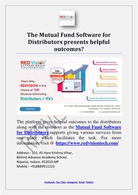 Ppt The Mutual Fund Software For Distributors Presents Helpful