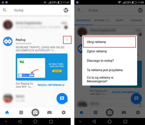 Jak Ukry Reklamy W Messengerze Na Androidzie I Iphone