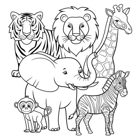 Desenho De Animais Para Colorir Educação Infantil - 7