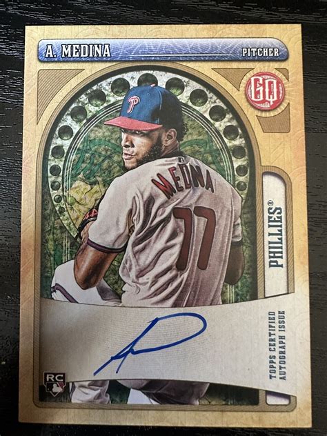 Topps Gypsy Queen Gypsy Queen Autographs Gqa Ame Adonis Medina Rc