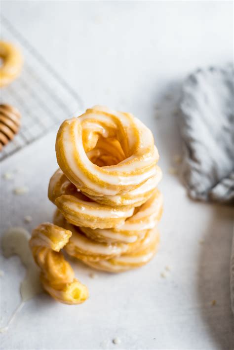 Honey Glazed French Cruller Doughnuts Gastrosenses